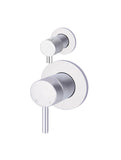 Round Diverter Mixer Trim Kit (In-wall Body Not Included) - Polished Chrome - MW07TS-FIN-C