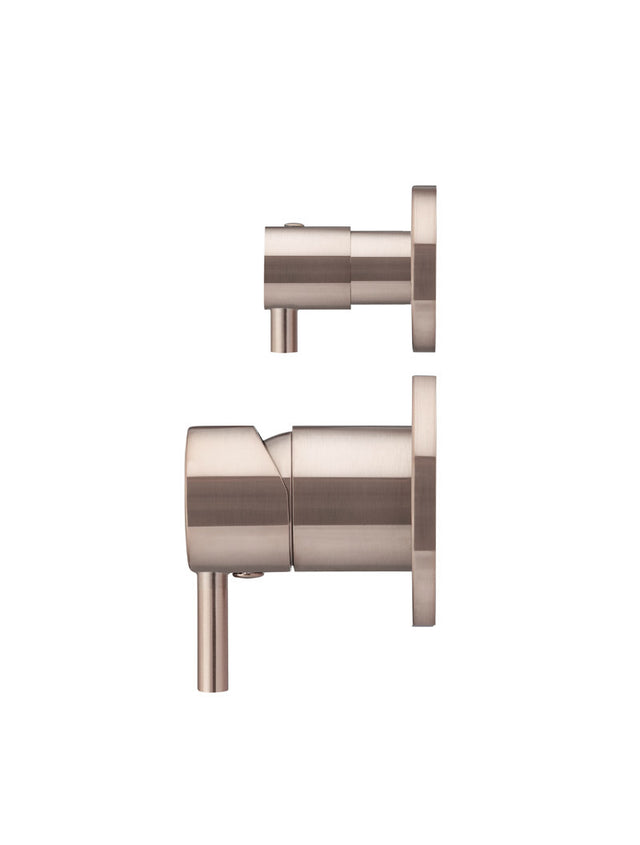 Round Diverter Mixer Trim Kit (In-wall Body Not Included) - Default Title (SKU: MW07TS-FIN-CH) by Meir