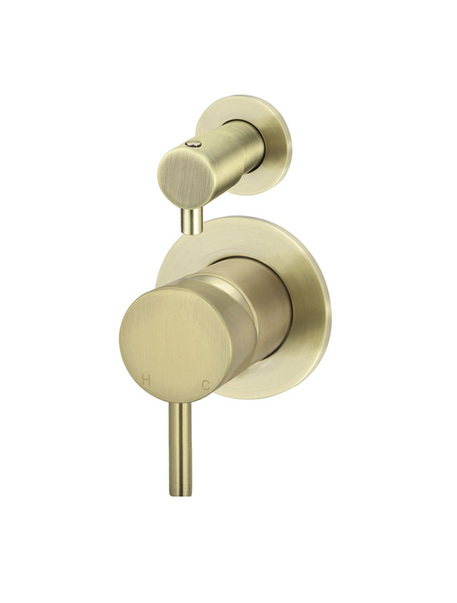 Round Diverter Mixer Trim Kit (In-wall Body Not Included) - Default Title (SKU: MW07TS-FIN-PVDBB) by Meir