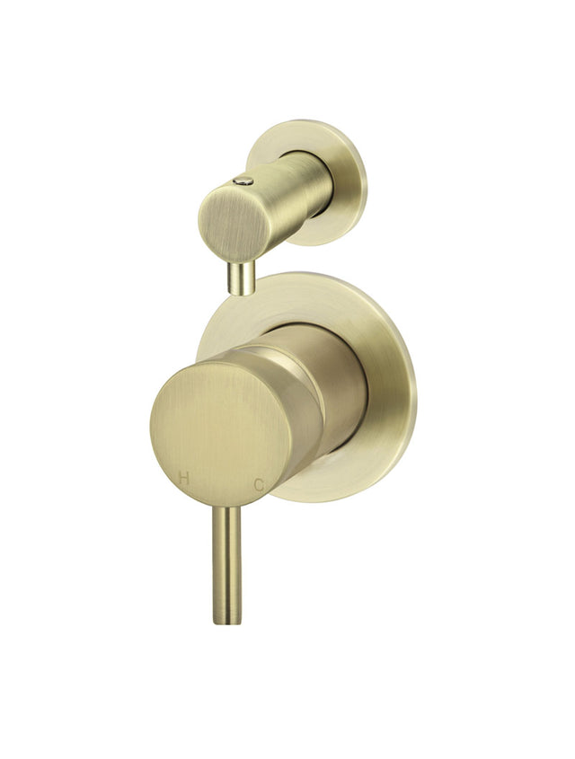 Round Diverter Mixer Trim Kit (In-wall Body Not Included) - PVD Tiger Bronze (SKU: MW07TS-FIN-PVDBB) by Meir