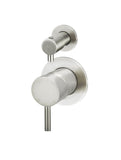 Round Diverter Mixer Trim Kit (In-wall Body Not Included) - PVD Brushed Nickel - MW07TS-FIN-PVDBN
