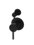 Round Diverter Mixer Trim Kit (In-wall Body Not Included) - Matte Black - MW07TS-FIN
