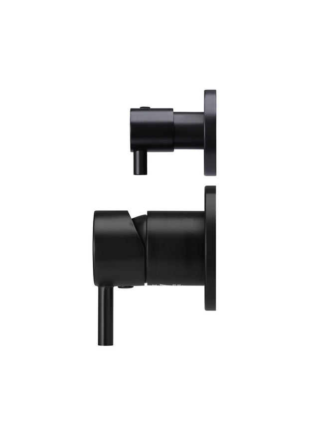 Round Diverter Mixer Trim Kit (In-wall Body Not Included) - Matte Black (SKU: MW07TS-FIN) by Meir