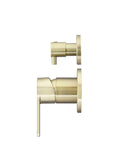 Round Diverter Mixer Paddle Handle Trim Kit (In-wall Body Not Included) - PVD Tiger Bronze - MW07TSPD-FIN-PVDBB