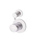 Round Diverter Mixer Pinless Handle Trim Kit (In-wall Body Not Included) - Polished Chrome - MW07TSPN-FIN-C
