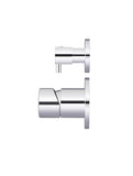 Round Diverter Mixer Pinless Handle Trim Kit (In-wall Body Not Included) - Polished Chrome - MW07TSPN-FIN-C