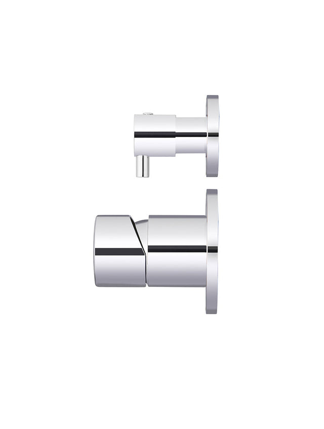 Round Diverter Mixer Pinless Handle Trim Kit (In-wall Body Not Included) - Default Title (SKU: MW07TSPN-FIN-C) by Meir