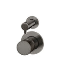 Round Diverter Mixer Pinless Handle Trim Kit (In-wall Body Not Included) - Shadow Gunmetal - MW07TSPN-FIN-PVDGM