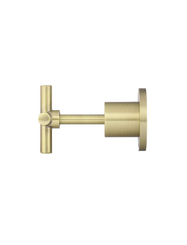 Round Cross Handle Jumper Valve Wall Top Assemblies - Default Title (SKU: MW08JL-PVDBB) by Meir