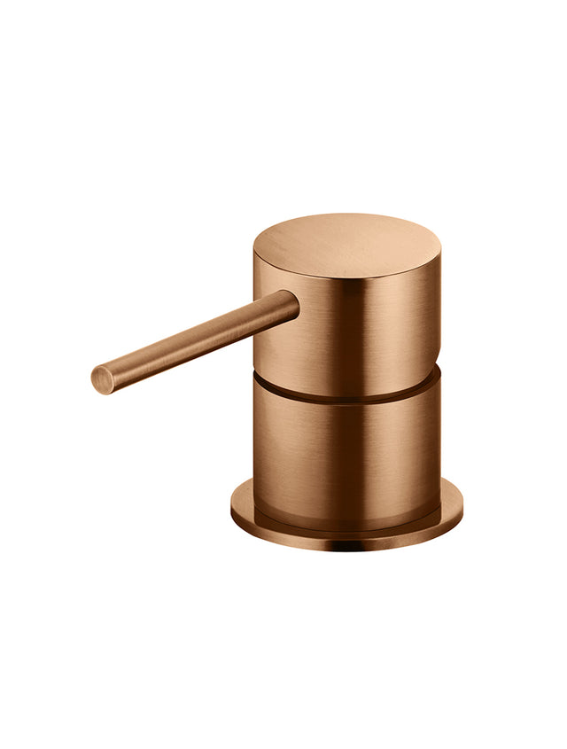 Round Deck Mounted Mixer - PVD Lustre Bronze (SKU: MW12-PVDBZ) by Meir