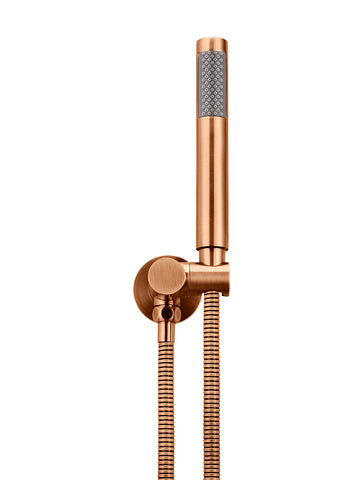 Round Shower on Bracket - Lustre Bronze