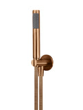 Round Hand Shower on Fixed Bracket - Lustre Bronze - MZ08-R-PVDBZ
