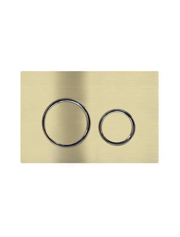 Meir Sigma 21 Dual Flush Plates for Geberit - PVD Tiger Bronze