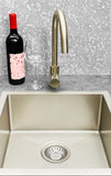 Lavello Kitchen Sink - Single Bowl 450 x 450 - PVD Brushed Nickel - MKSP-S450450-NK