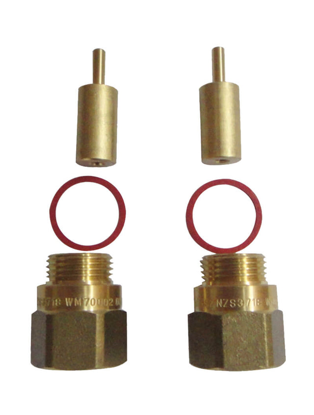 15mm Wall Tap Spindle Extender - 2 Pack (SKU: 60874) by Meir