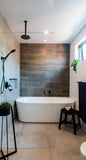 Round Shower Rose 200mm - Matte black - MH04