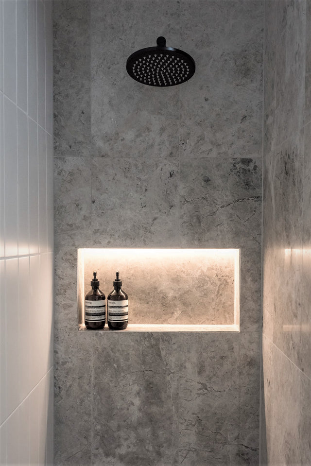 Round Wall Shower Arm 400mm - Default Title (SKU: MA02-400) by Meir