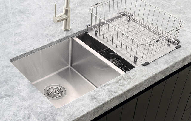 Lavello Dish Rack - Brushed Nickel (SKU: MDR-01-NK) by Meir