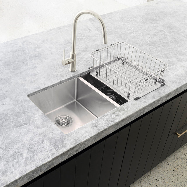 Lavello Dish Rack - Brushed Nickel (SKU: MDR-01-NK) by Meir