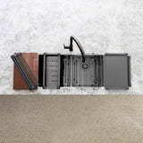 Lavello Dish Draining Tray - Gunmetal Black - DDT-01-GM
