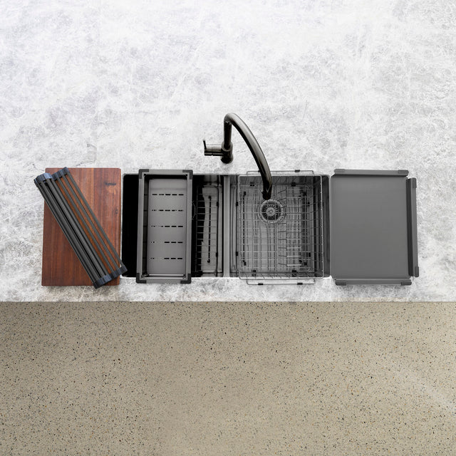 Lavello Dish Draining Tray - Gunmetal Black (SKU: DDT-01-GM) by Meir