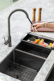 Lavello Kitchen Sink Colander - Gunmetal Black - MCO-01-GM