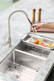Lavello Kitchen Sink Colander - Brushed Nickel - MCO-01-NK