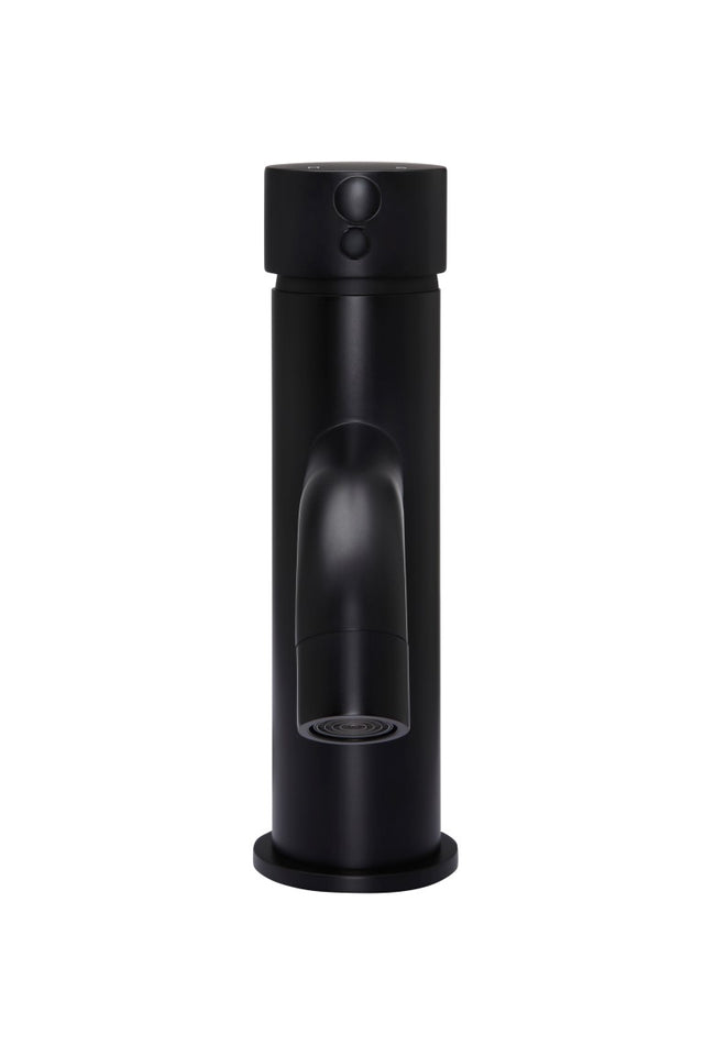 Round Basin Mixer Curved - Matte Black (SKU: MB03) by Meir