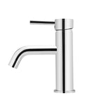 Round Basin Mixer Curved - Polished Chrome - MB03-C