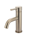 Round Basin Mixer Curved - Champagne - MB03-CH