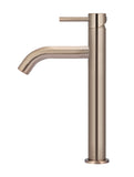 Piccola Tall Basin Mixer Tap with 130mm Spout - Champagne - MB03XL.01-CH