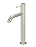 Piccola Tall Basin Mixer Tap with 130mm Spout - PVD Brushed Nickel - MB03XL.01-PVDBN