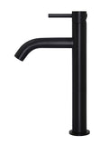 Piccola Tall Basin Mixer Tap with 130mm Spout - Matte Black - MB03XL.01