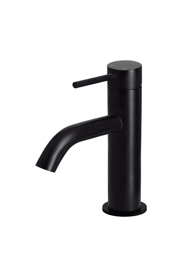 Piccola Basin Mixer Tap - Matte Black (SKU: MB03XS) by Meir