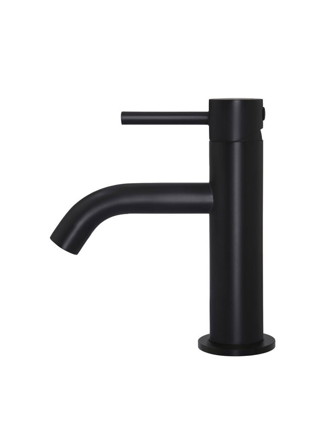 Piccola Basin Mixer Tap - Matte Black (SKU: MB03XS) by Meir