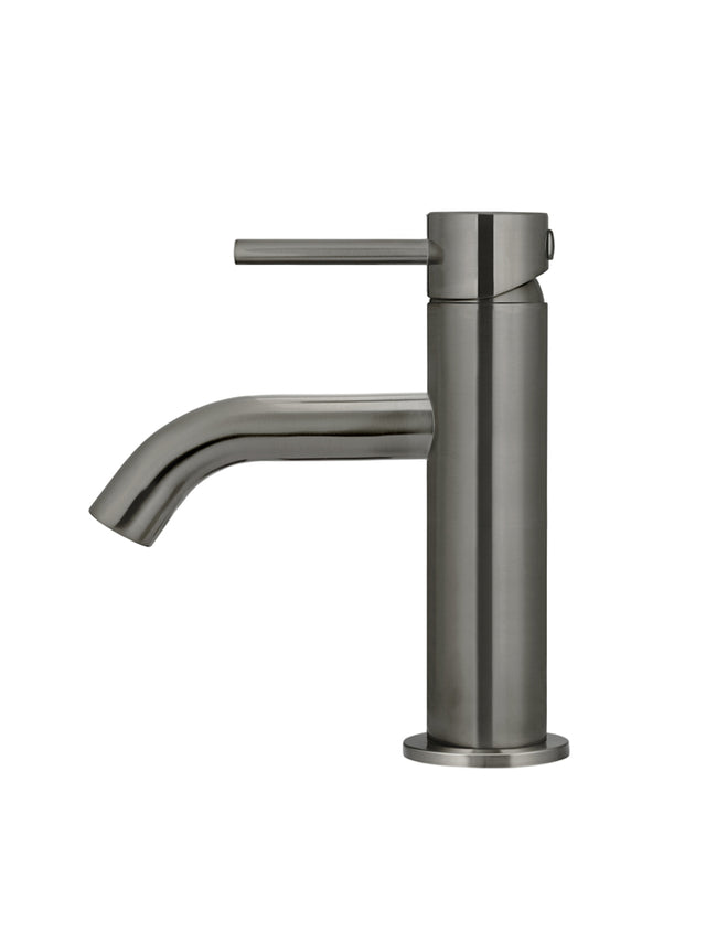 Piccola Basin Mixer Tap - Shadow Gunmetal (SKU: MB03XS-PVDGM) by Meir