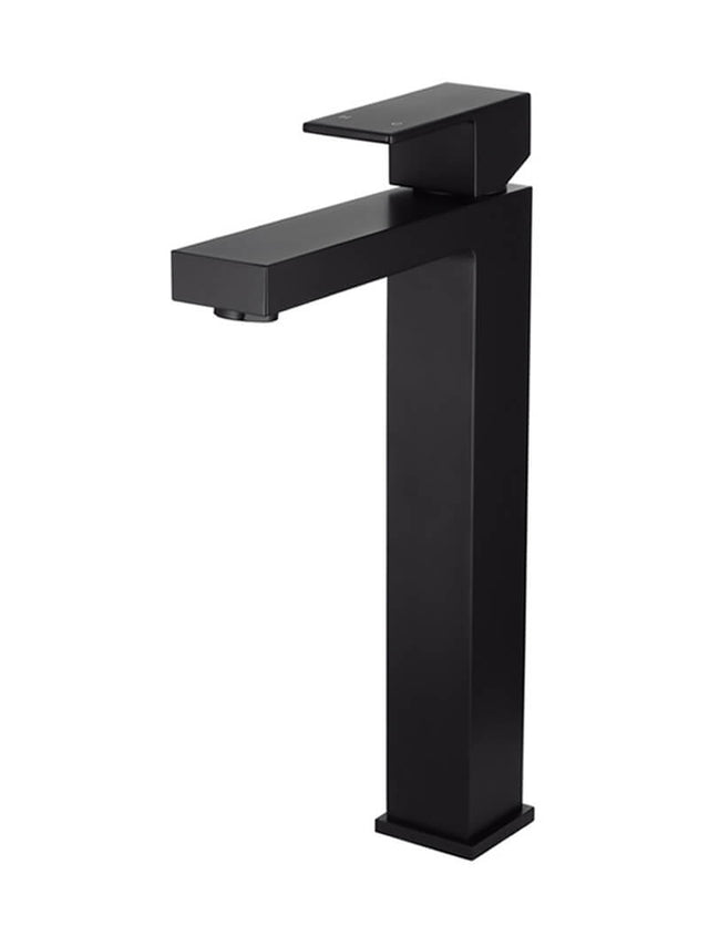 Square Tall Basin Mixer - Matte Black