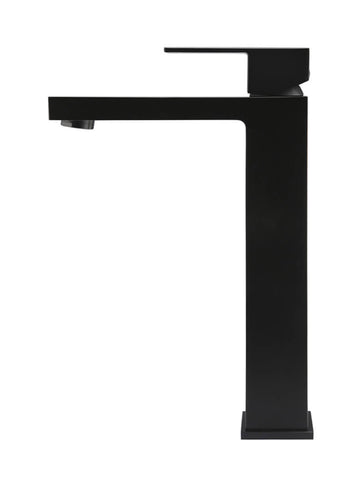 Square Tall Basin Mixer - Matte Black