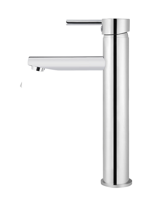 Round Tall Basin Mixer - Polished Chrome (SKU: MB04-R2-C) by Meir