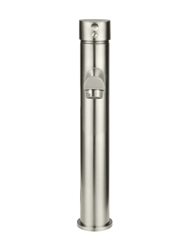 Round Tall Basin Mixer - PVD Brushed Nickel (SKU: MB04-R2-PVDBN) by Meir