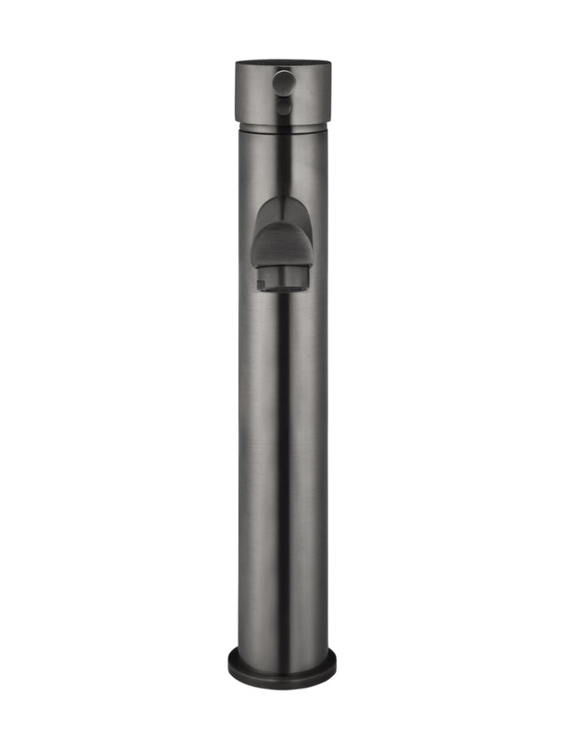 Round Tall Basin Mixer - Shadow Gunmetal (SKU: MB04-R2-PVDGM) by Meir