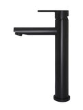 Round Paddle Tall Basin Mixer - Matte Black - MB04PD-R2