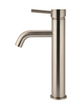Round Tall Basin Mixer Curved - Champagne - MB04-R3-CH