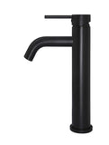 Round Tall Basin Mixer Curved - Matte Black - MB04-R3
