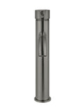 Round Tall Curved Basin Mixer - Shadow Gunmetal - MB04-R3-PVDGM