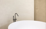 Round Freestanding Bath Spout and Hand Shower - Shadow Gunmetal - MB09-PVDGM