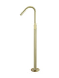 Round Paddle Freestanding Bath Spout and Hand Shower - PVD Tiger Bronze - MB09PD-PVDBB