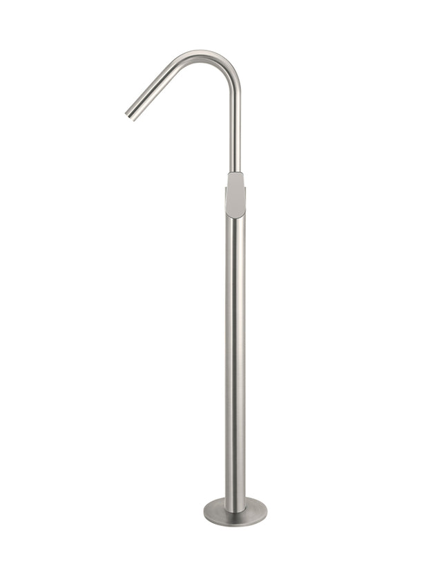 Round Paddle Freestanding Bath Spout and Hand Shower - Default Title (SKU: MB09PD-PVDBN) by Meir
