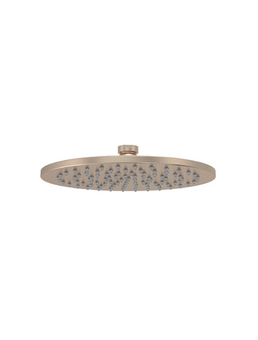 Round Shower Rose 200mm - Champagne