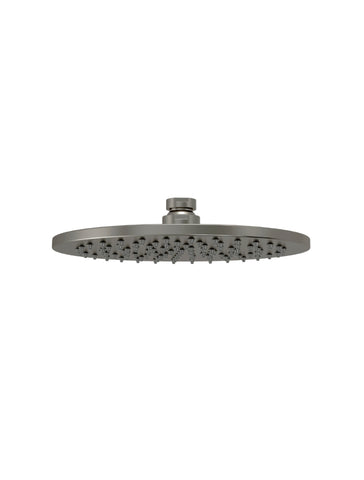 Round Shower Rose 200mm - Shadow Gunmetal